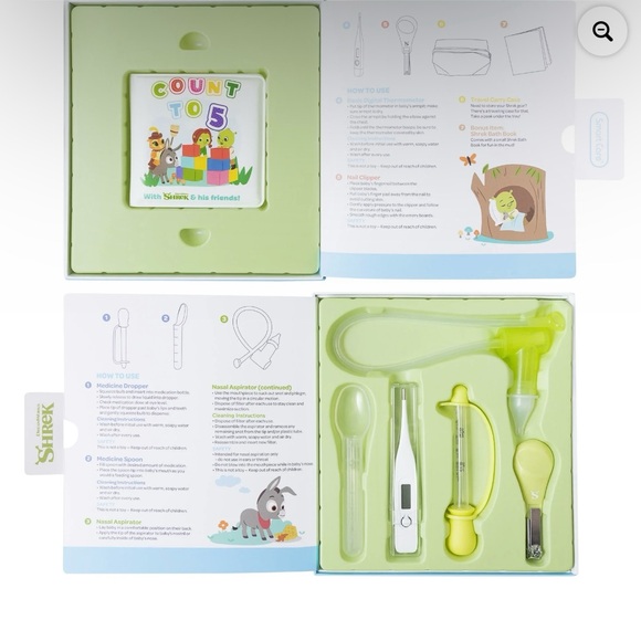 Smart Care Shrek Healthy Ever after Baby Healthcare Kit, 7pcKit for 0+ Months - Picture 2 of 9